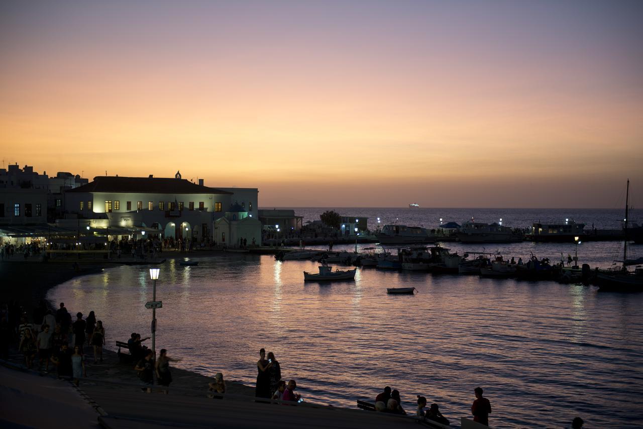 Pnoe Villa Mykonos Town ภายนอก รูปภาพ