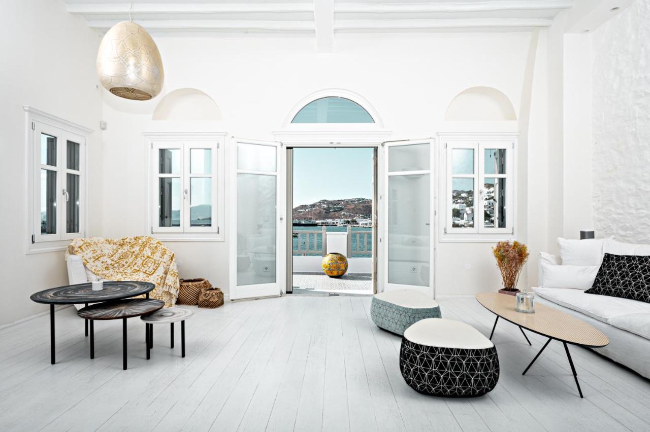 Pnoe Villa Mykonos Town ภายนอก รูปภาพ