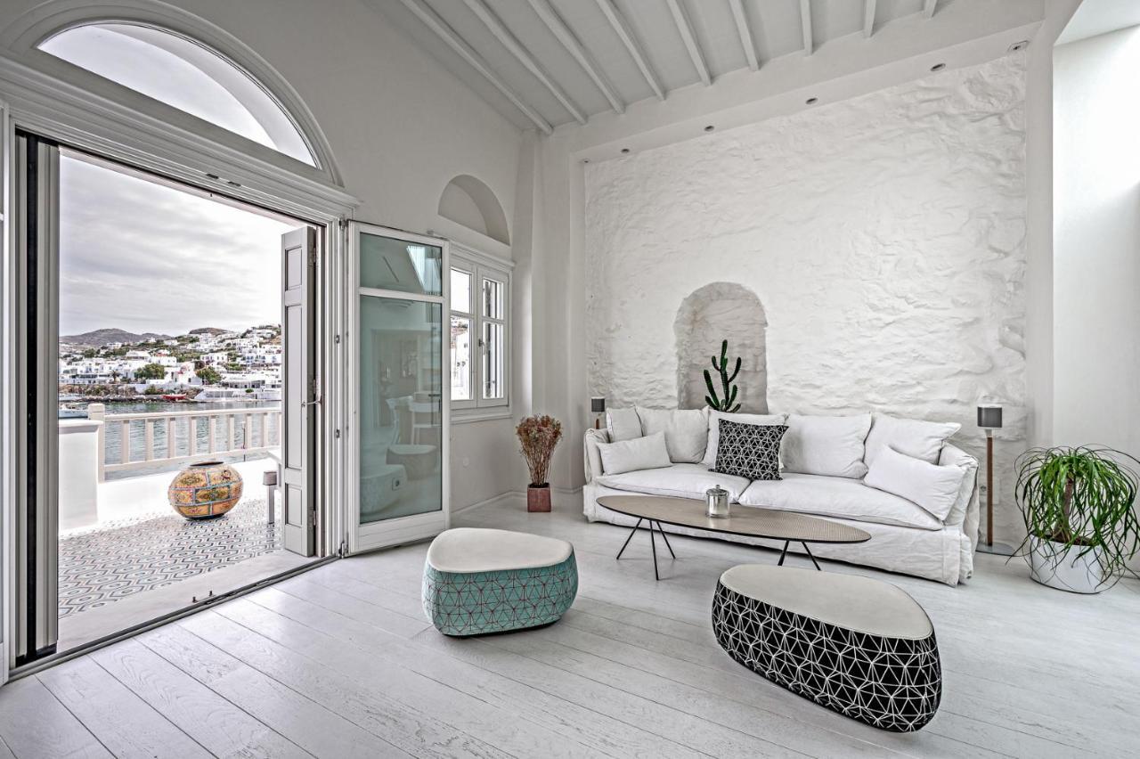 Pnoe Villa Mykonos Town ภายนอก รูปภาพ