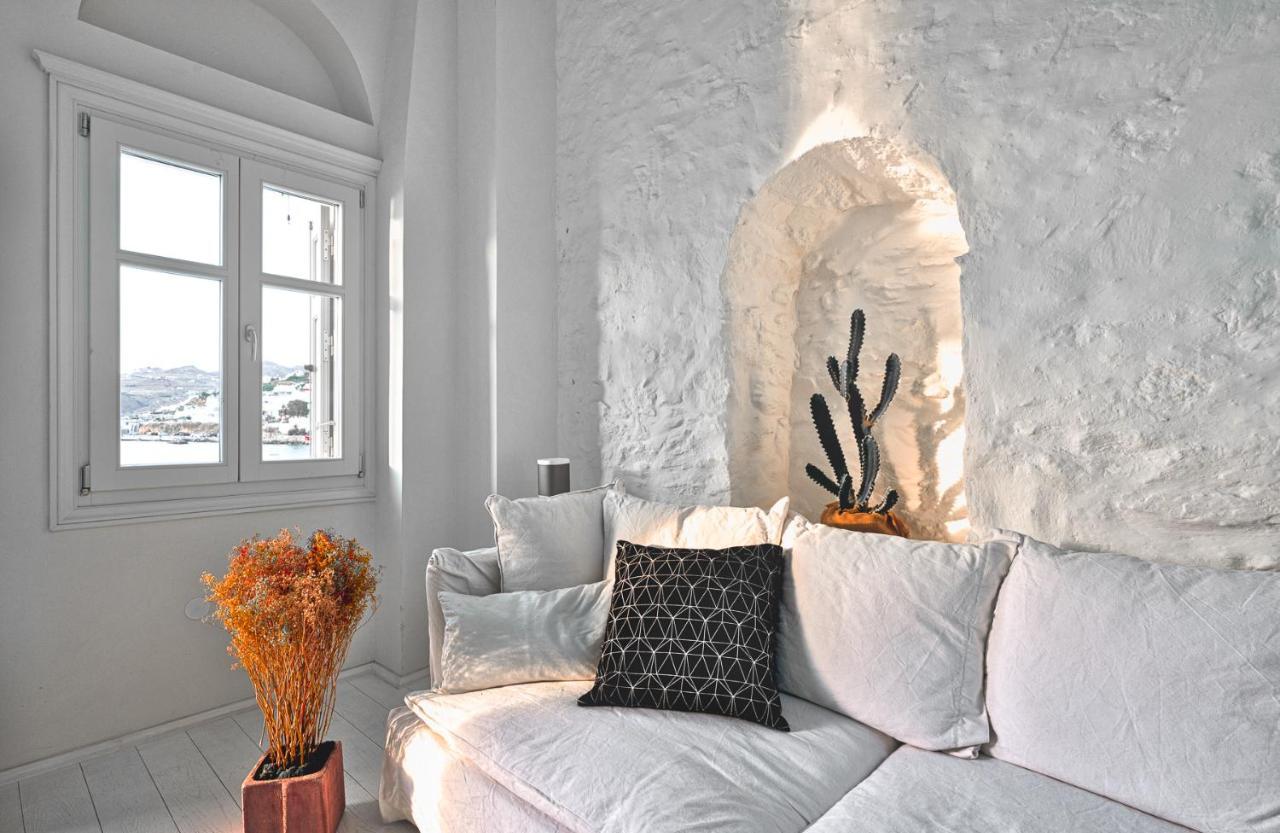 Pnoe Villa Mykonos Town ภายนอก รูปภาพ